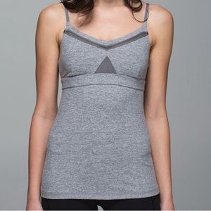 Lululemon Athletica Heather Gray Tank Top